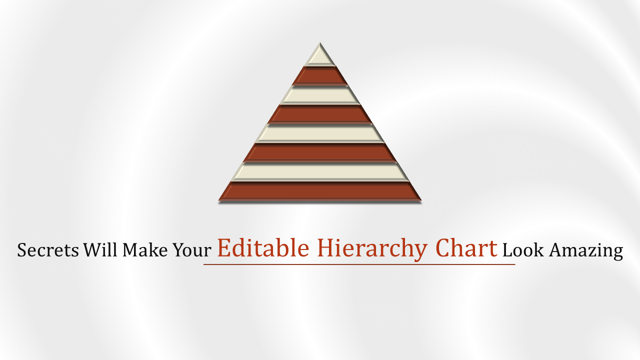 Free - Use our Editable Hierarchy Chart Template Themes Design